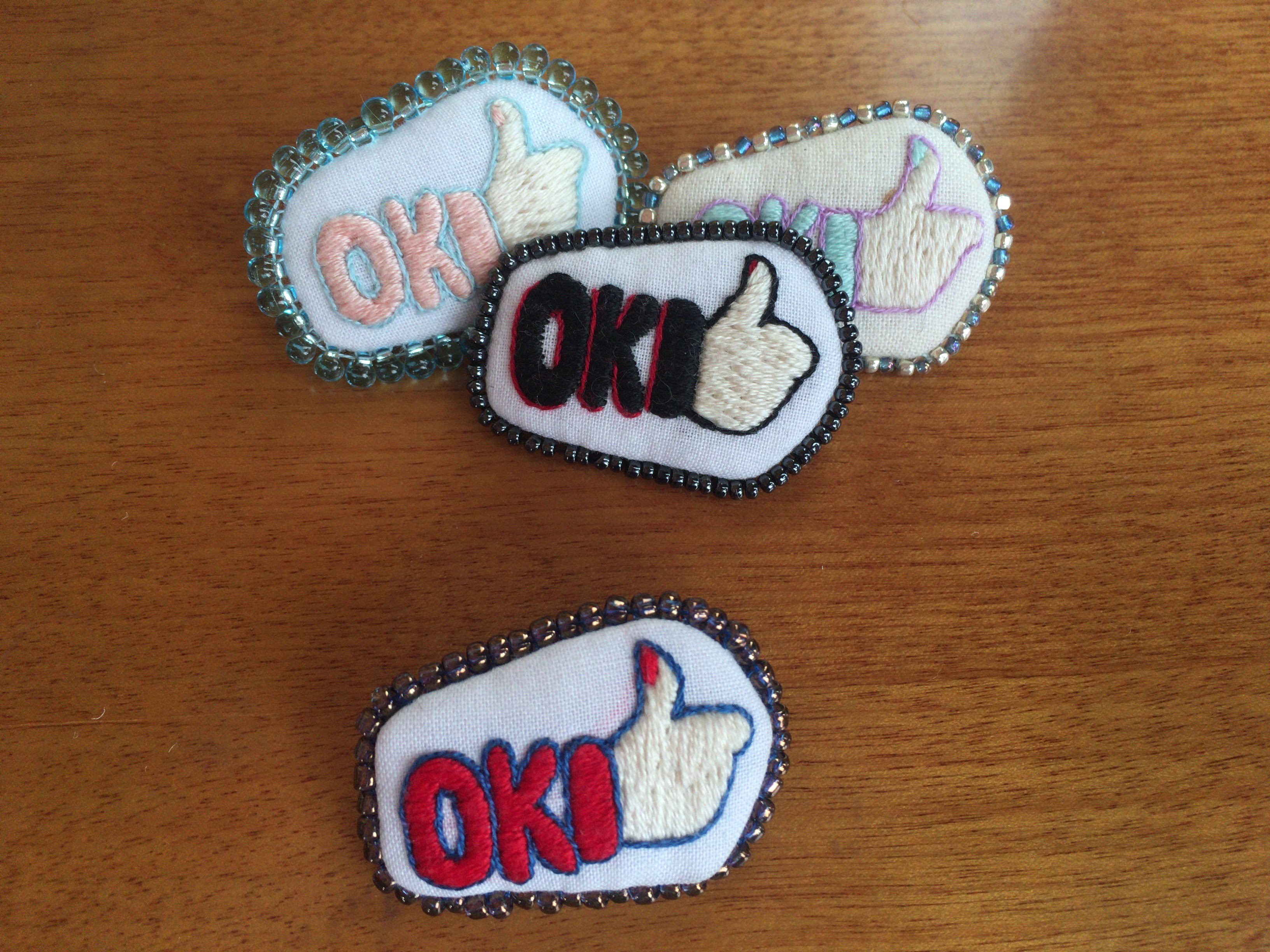 無料図案 Icon刺繍 メダマちゃん 910 刺繍デザイナー